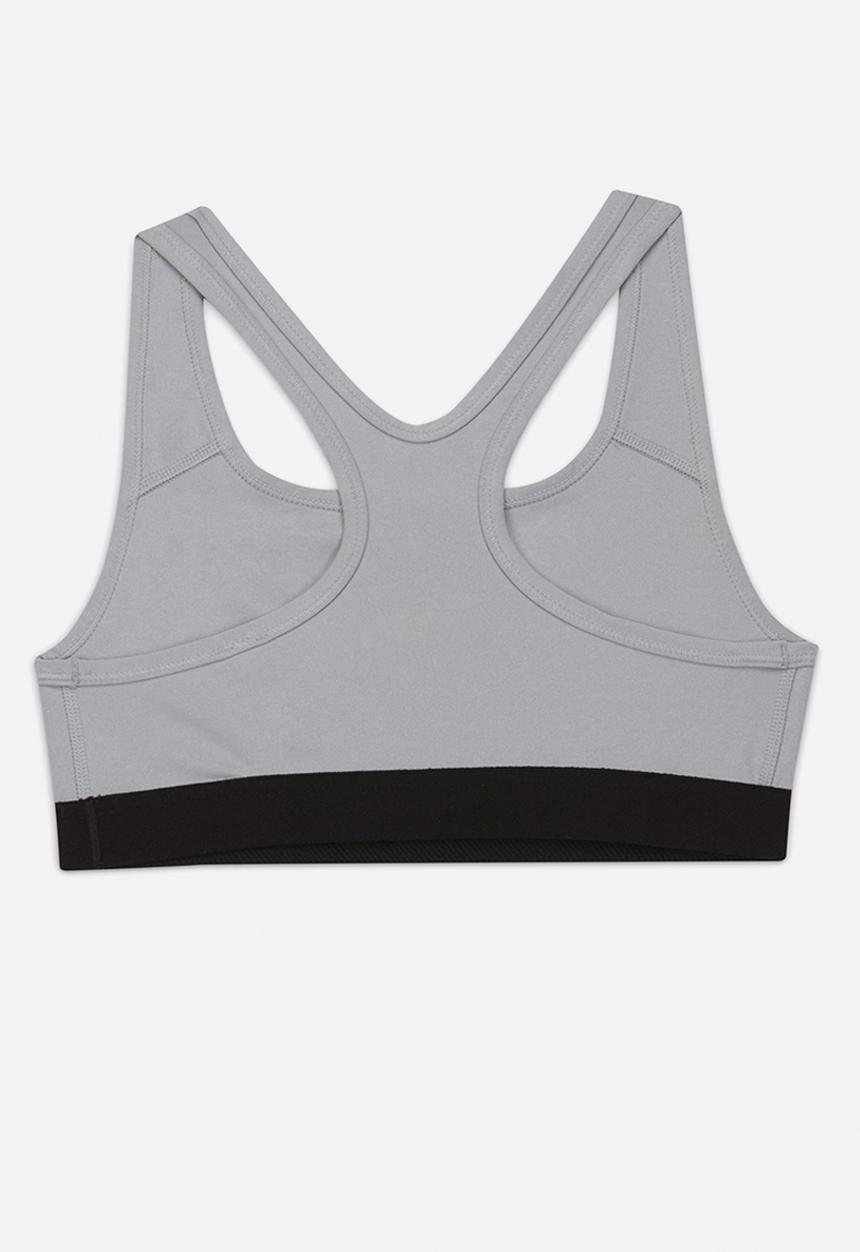 Nike - G nk swoosh bra - carbon heather/white