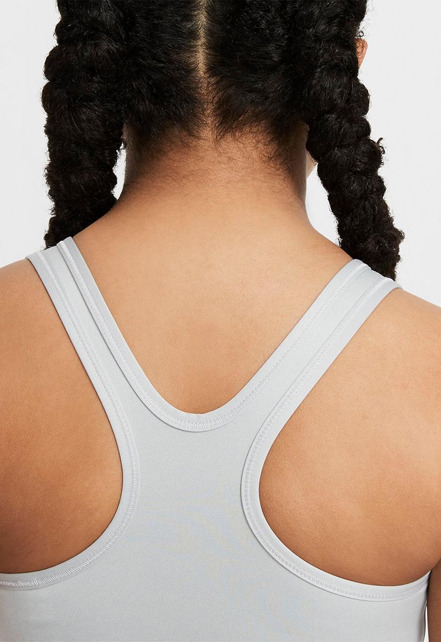 Nike - G nk swoosh bra - carbon heather/white
