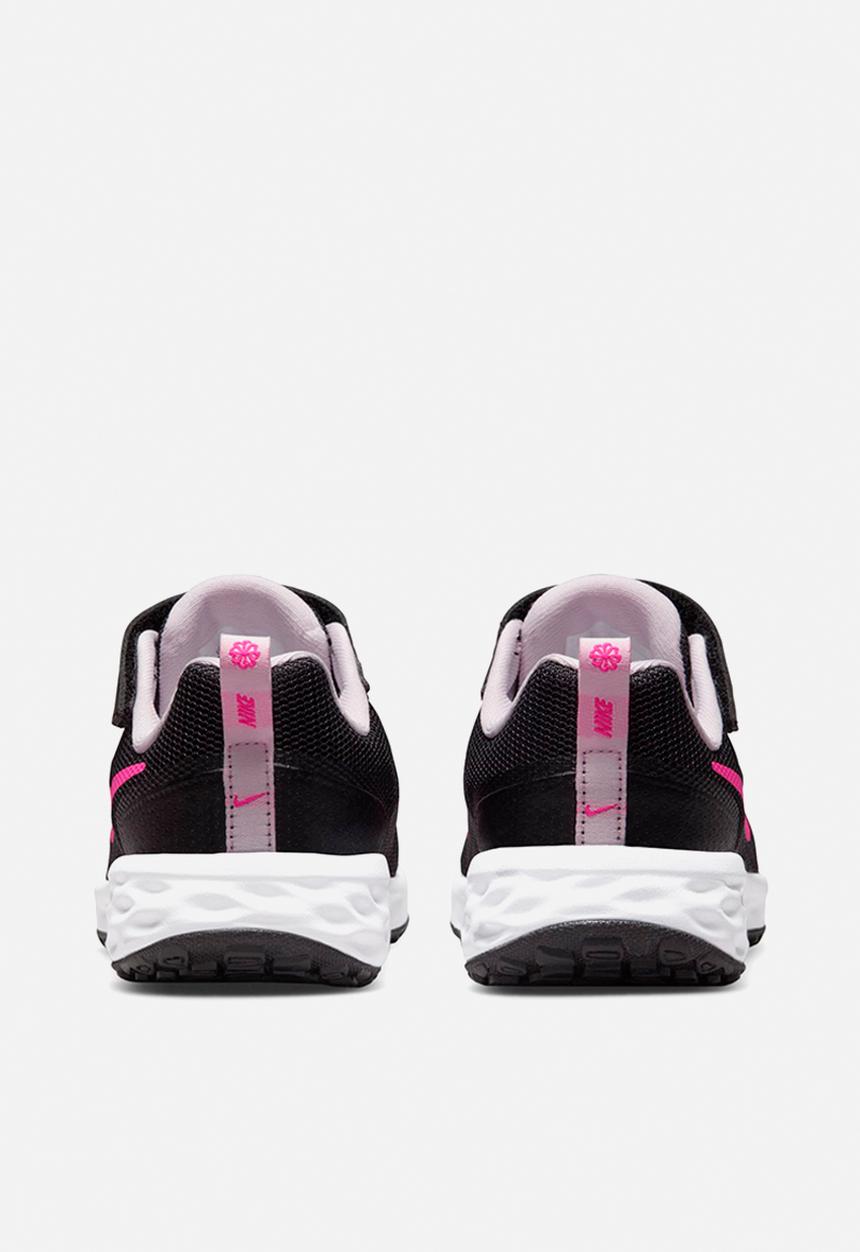 Nike - Nike revolution 6 nn (psv) - black/hyper pink-pink foam