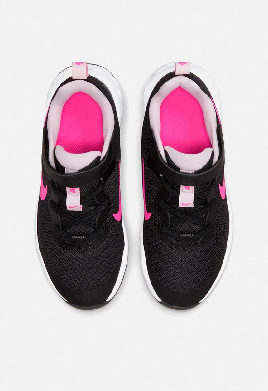 Nike - Nike revolution 6 nn (psv) - black/hyper pink-pink foam