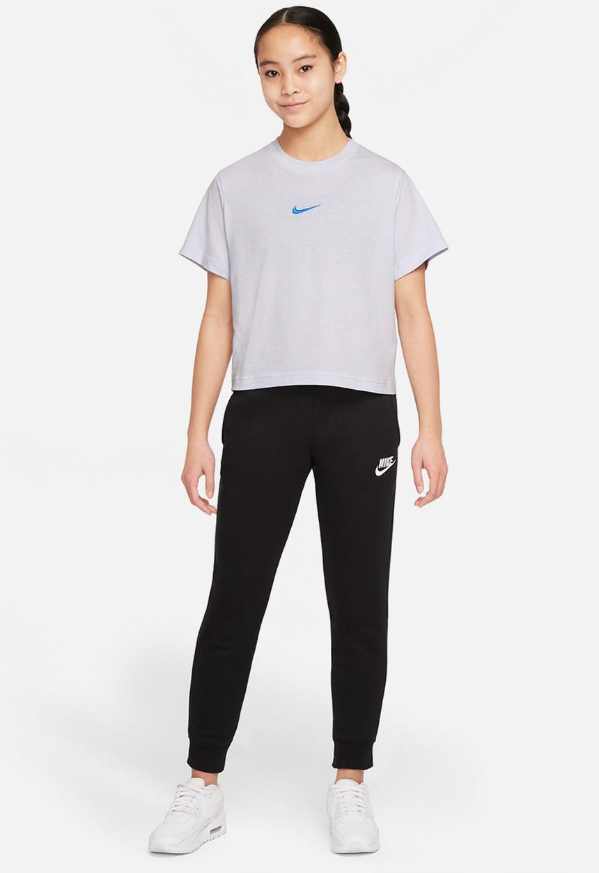 Nike - G nsw tee essential short sleeve boxy  - football grey
