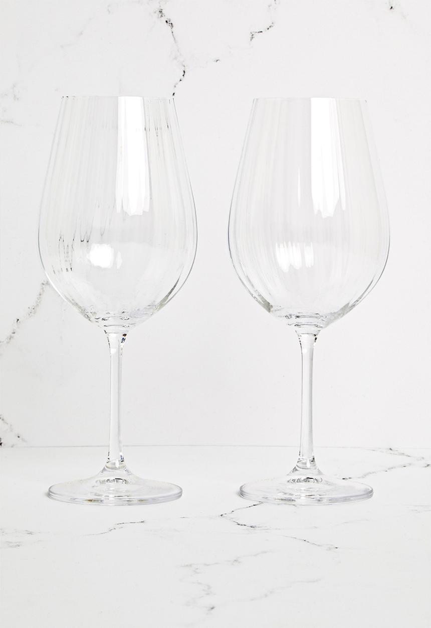 Excellent Houseware - Crystal Wine glass set of 2