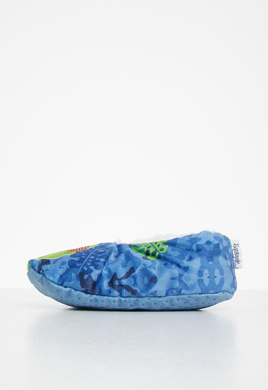 Character Group - Dino-mite slippers -  blue