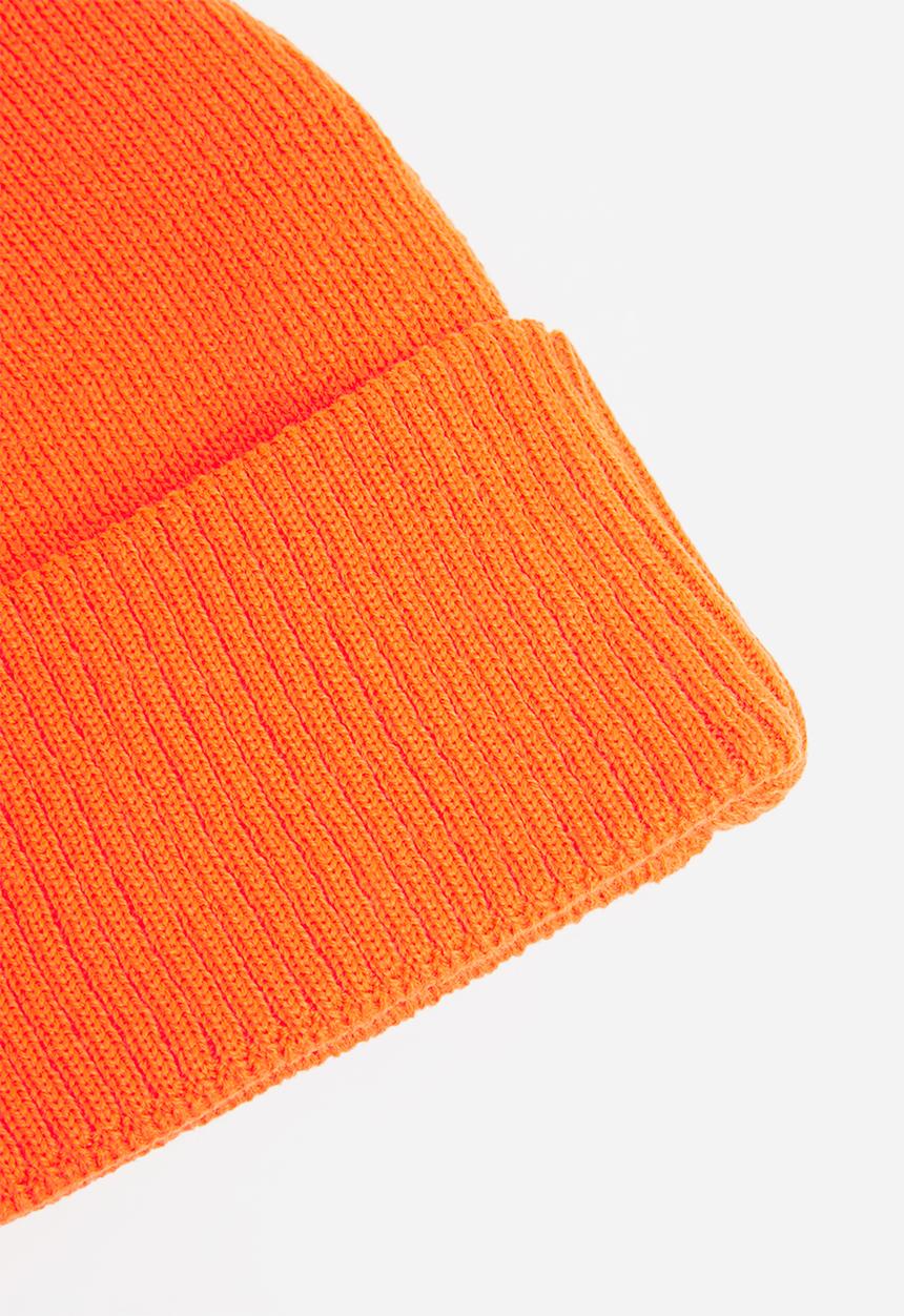 Superbalist - Fine rib knit beanie - orange