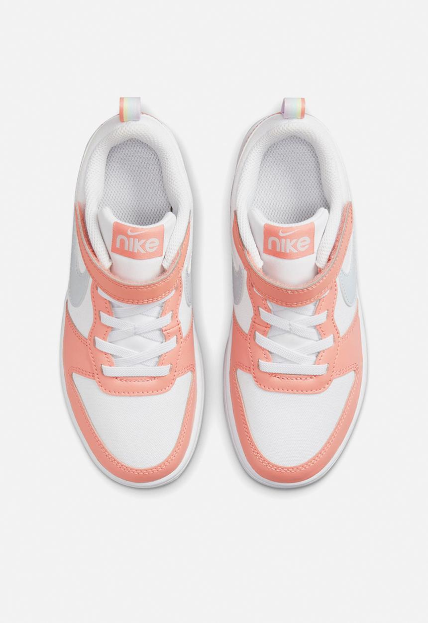 Nike - Court borough low 2 se1 (psv) - white/aura-lt madder root-cave stone