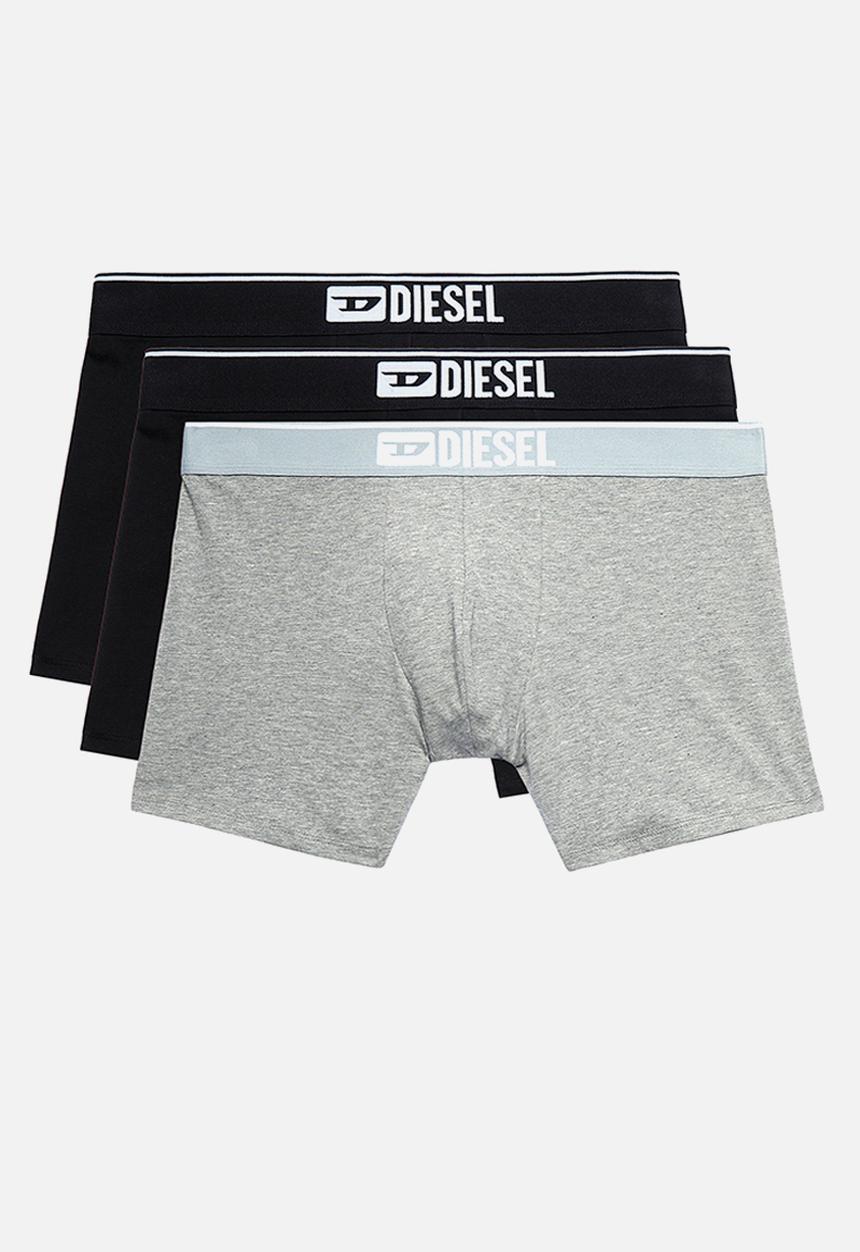 Diesel  - Umbx-sebastian three pack boxers - black & grey