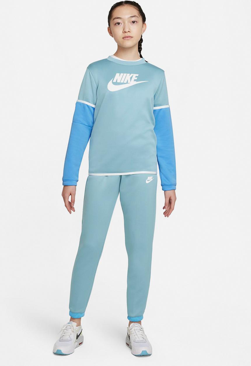 Nike - K nsw poly futura hbr ts - worn blue/university blue/white/white
