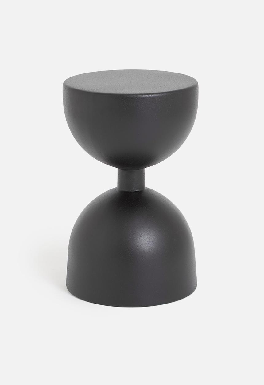 Sixth Floor - Themis outdoor side table - black