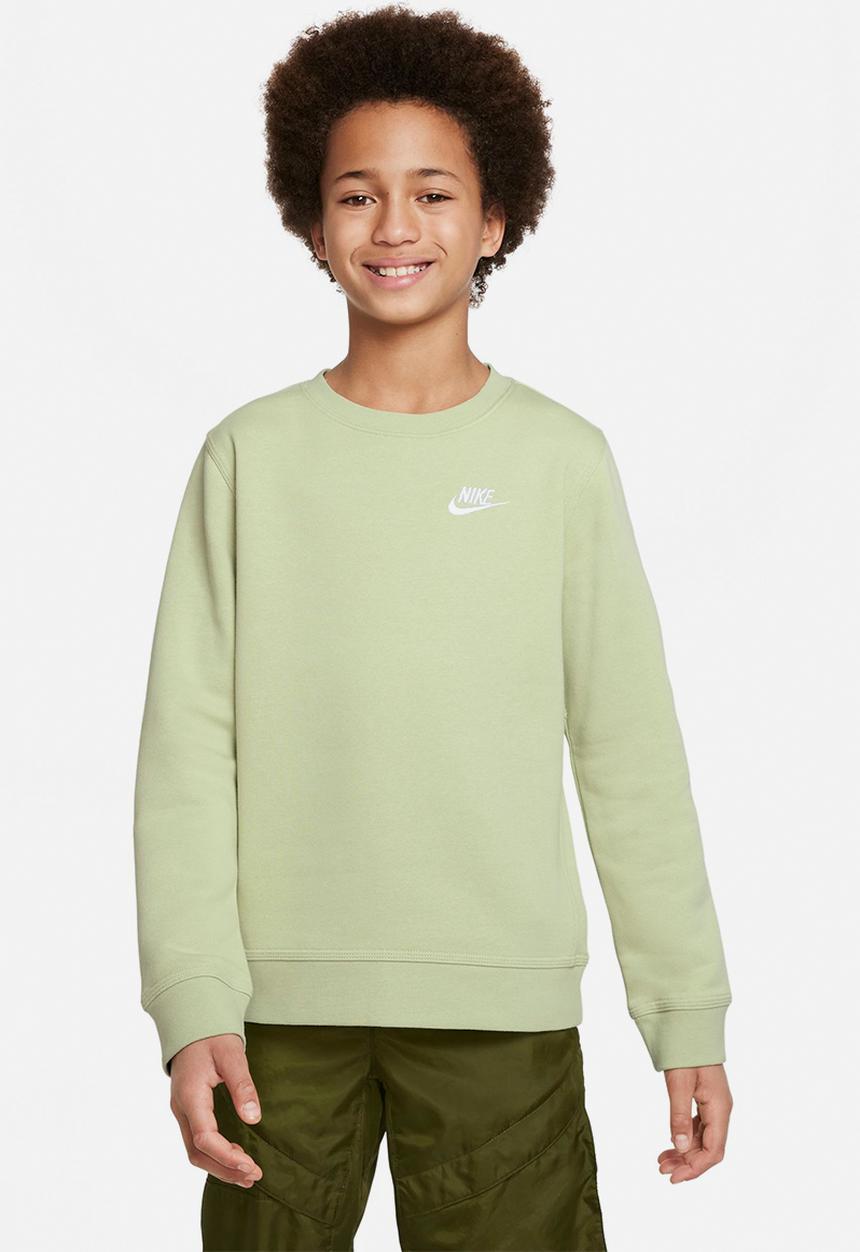 Nike - B nsw club crew bb - green 