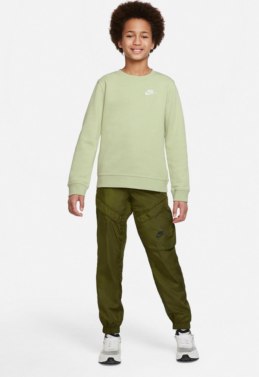 Nike - B nsw club crew bb - green 