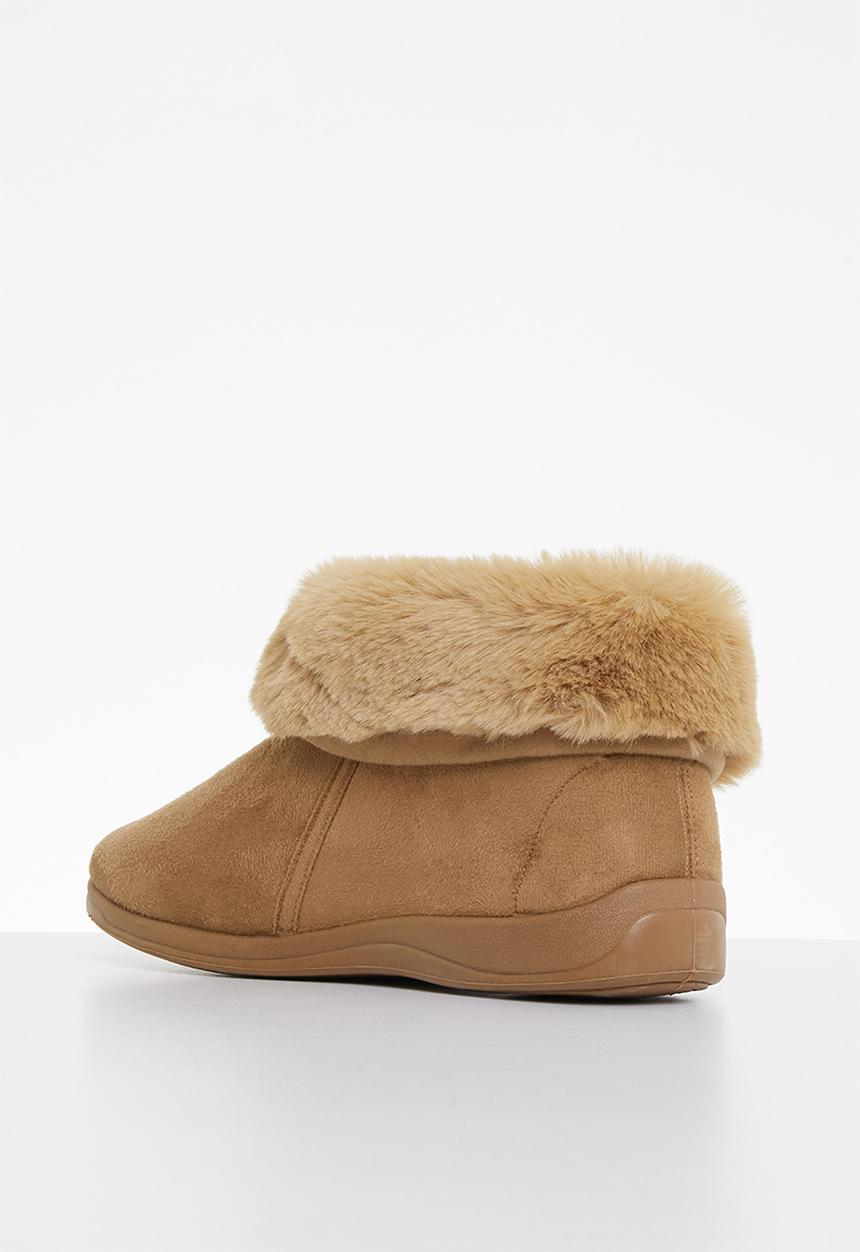 Hush Puppies - Sharon slipper boot - camel 