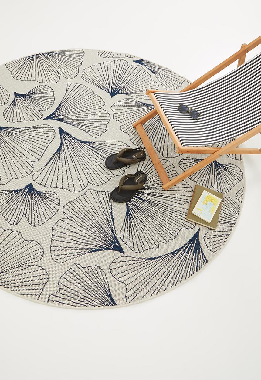 Fotakis - Lineo shell rug - navy