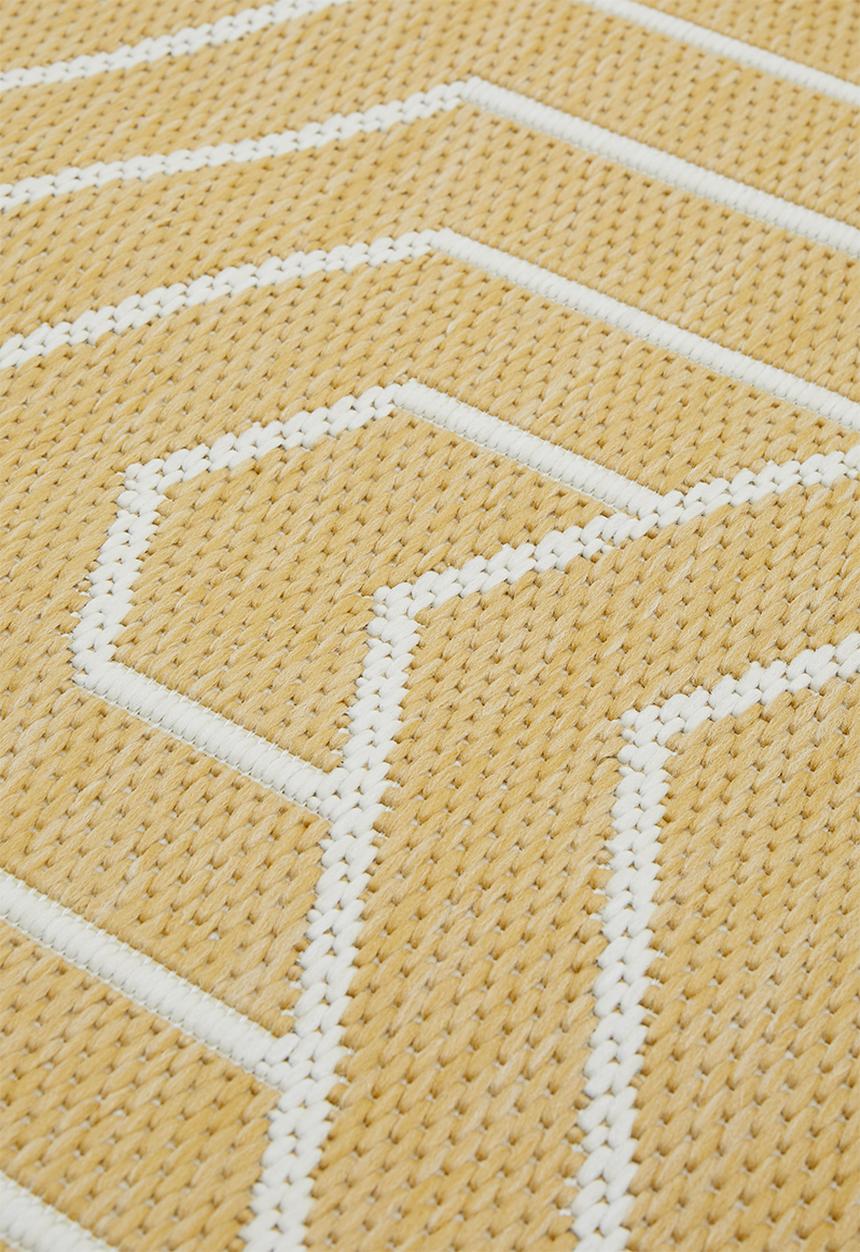 Fotakis - Lineo outdoor rug geo - mustard