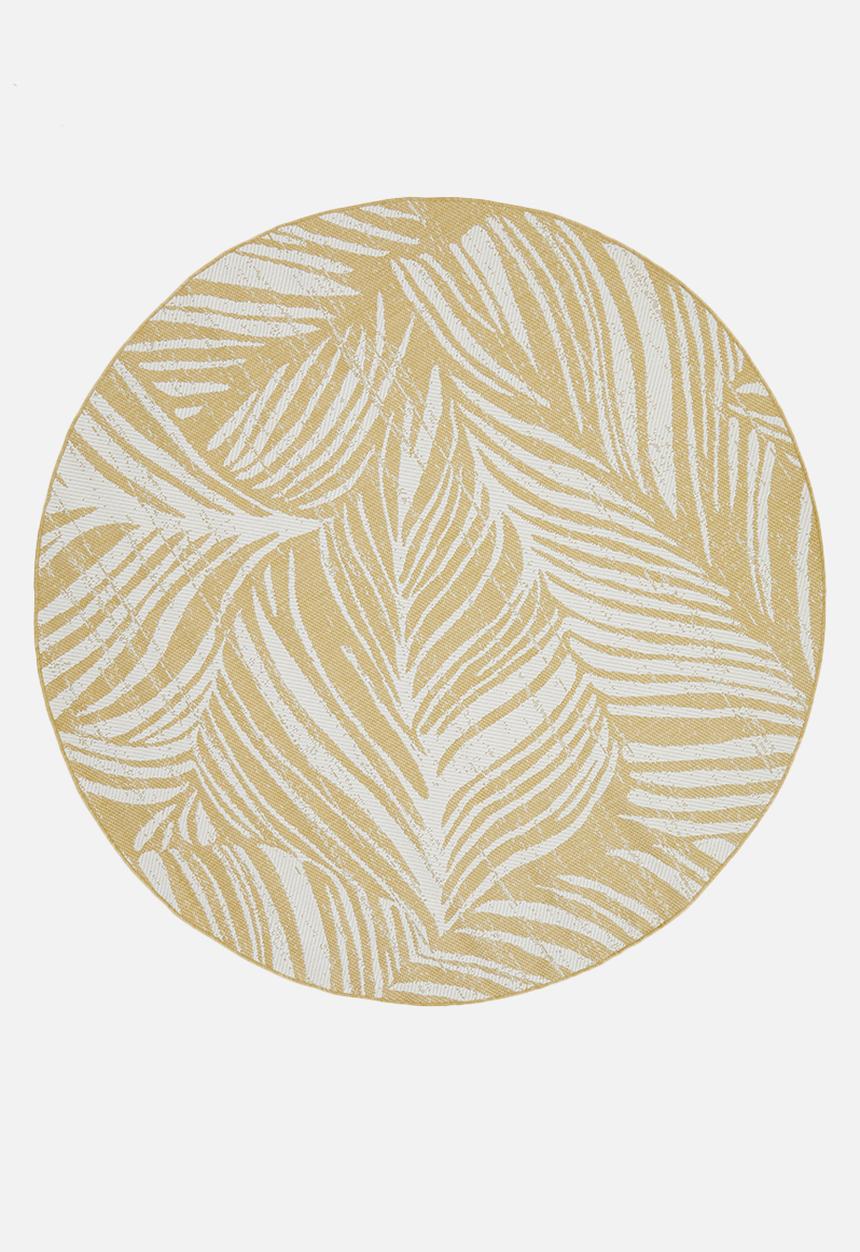 Fotakis - Lineo palm rug - mustard