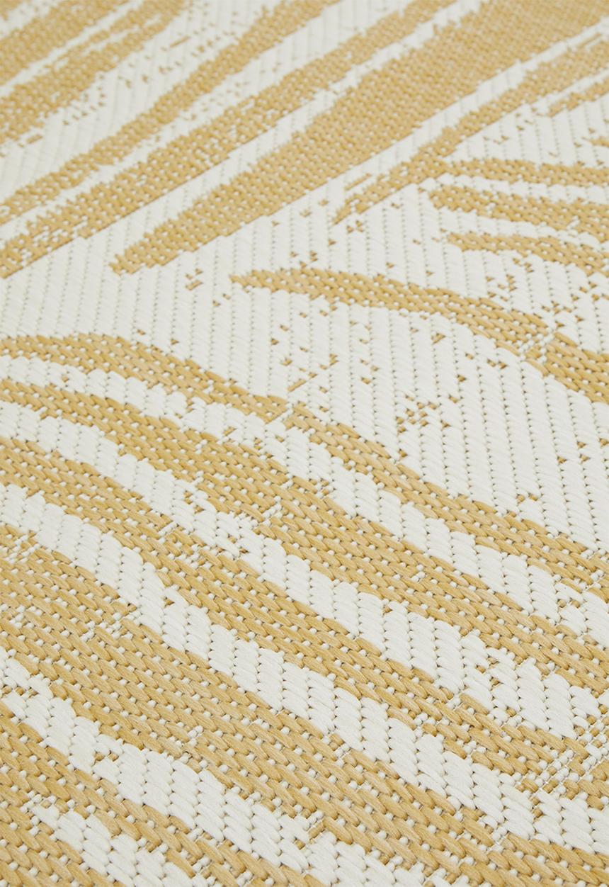 Fotakis - Lineo palm rug - mustard