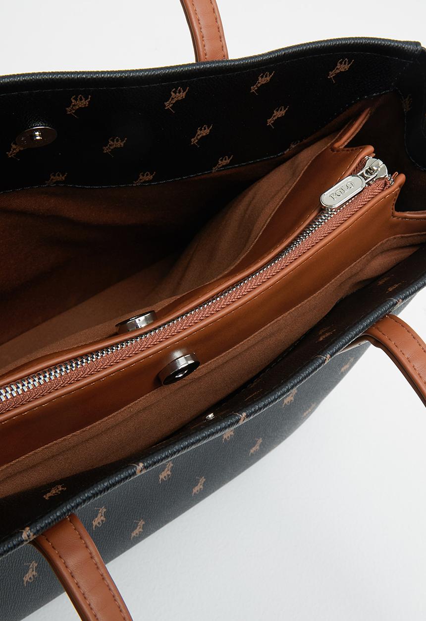 POLO - New classic large market tote - black