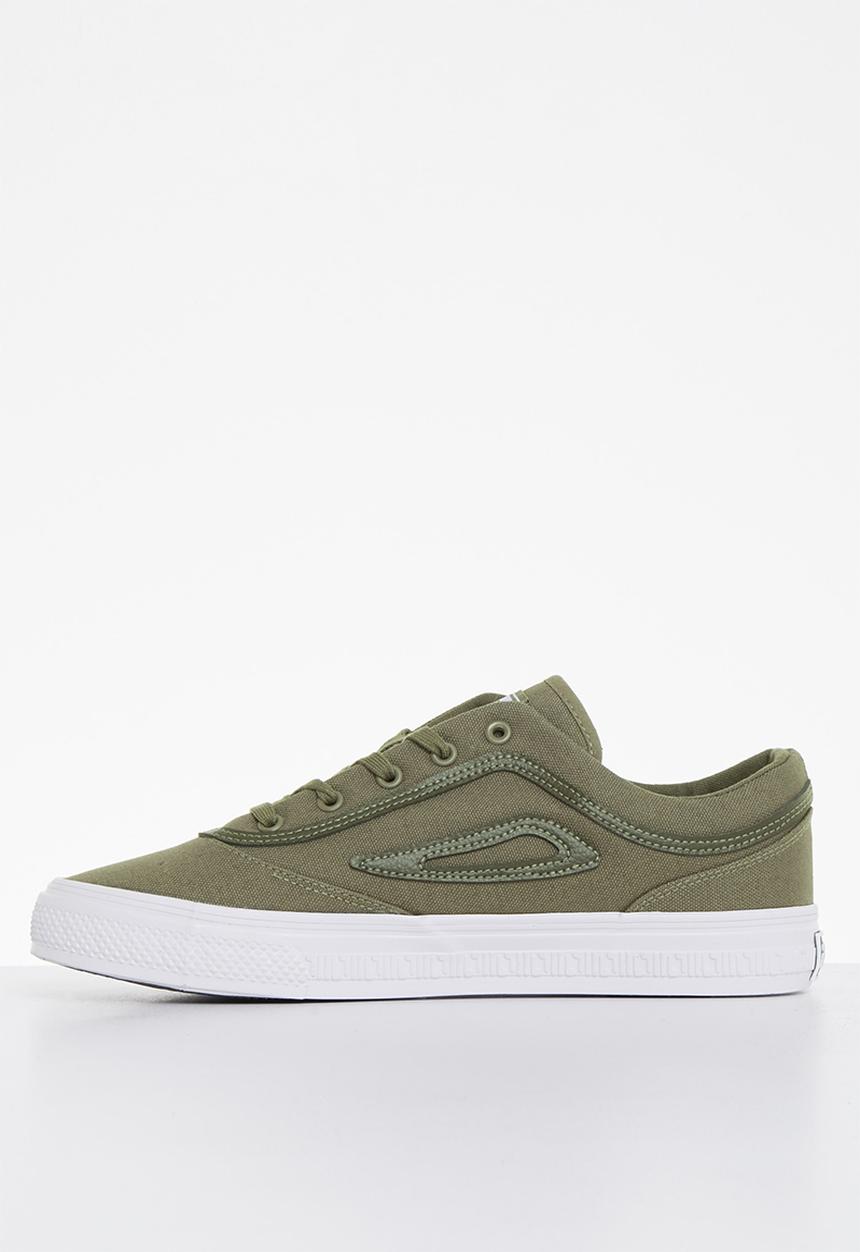 FILA - Classic boarder canvas - dark olive/white