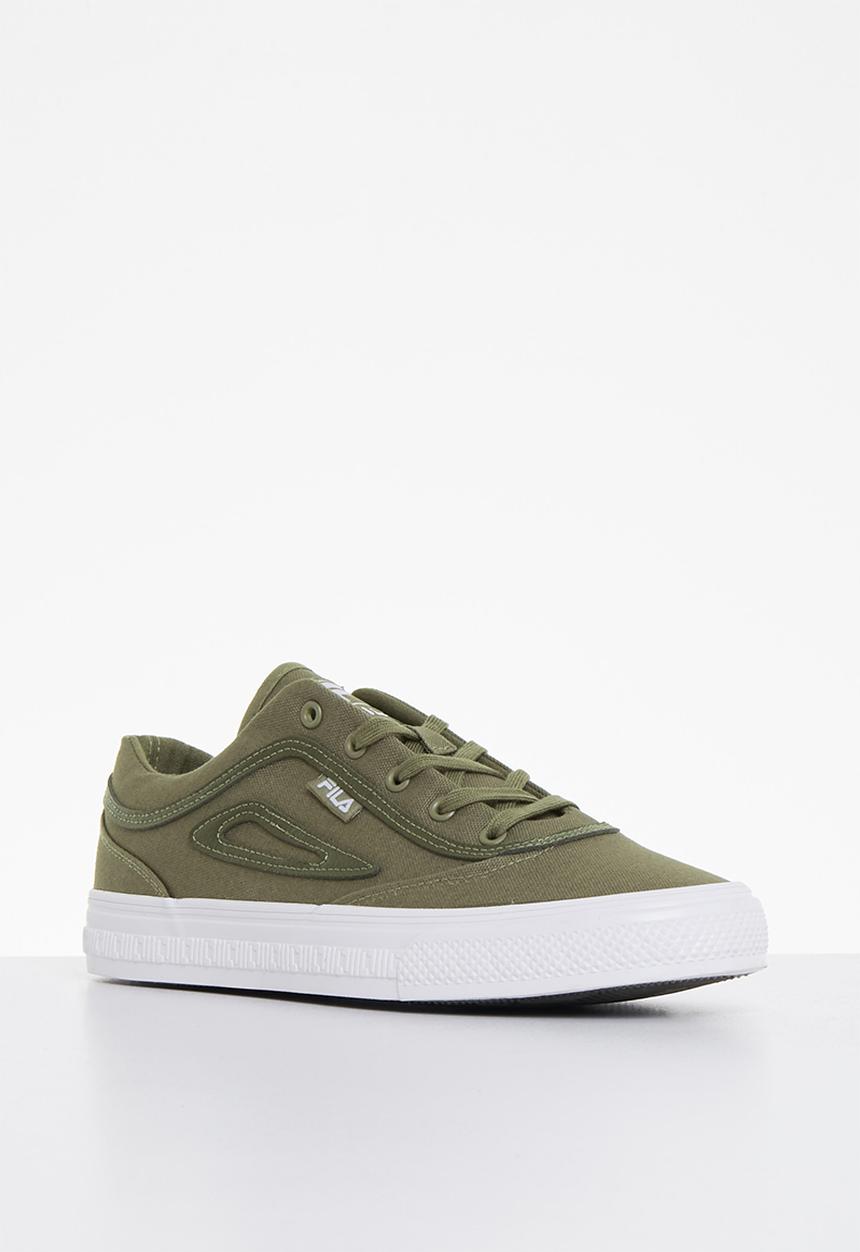 FILA - Classic boarder canvas - dark olive/white