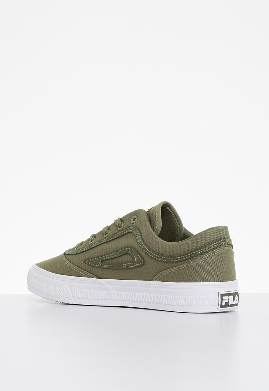 FILA - Classic boarder canvas - dark olive/white