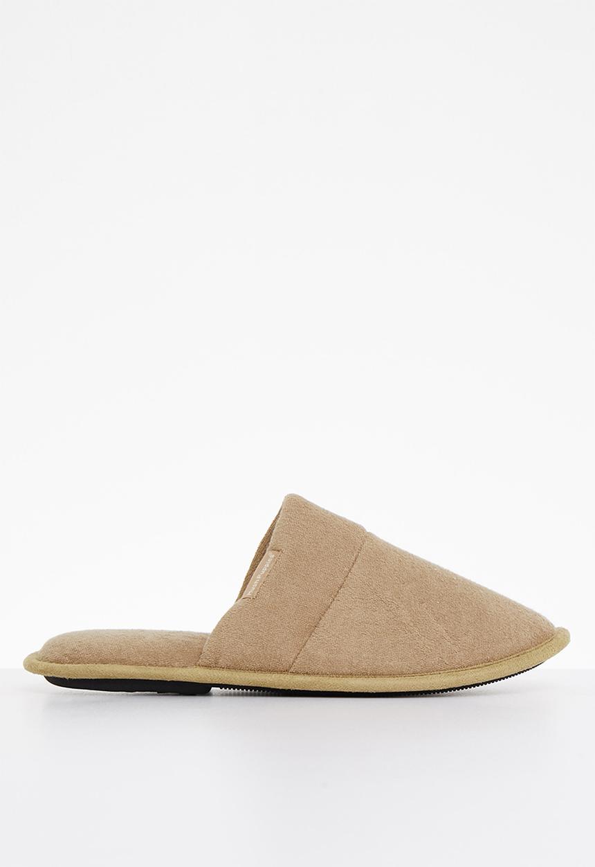 Hush Puppies - Hank corduroy slipper - brown