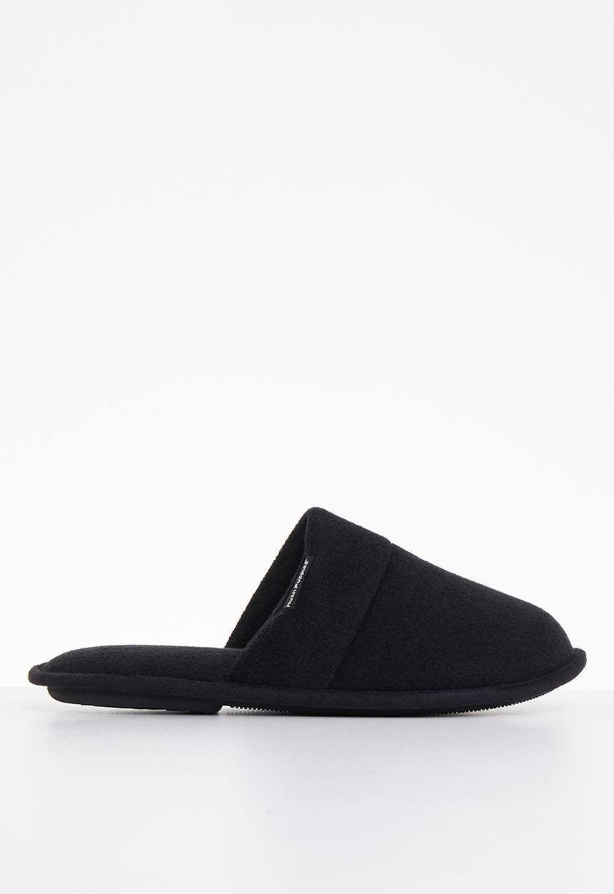 Hush Puppies - Hank corduroy slipper - black