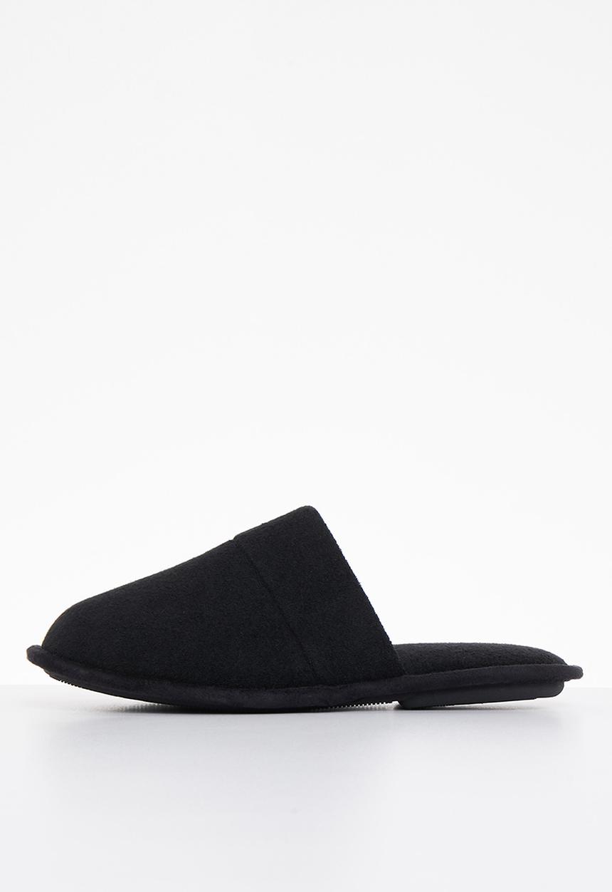 Hush Puppies - Hank corduroy slipper - black
