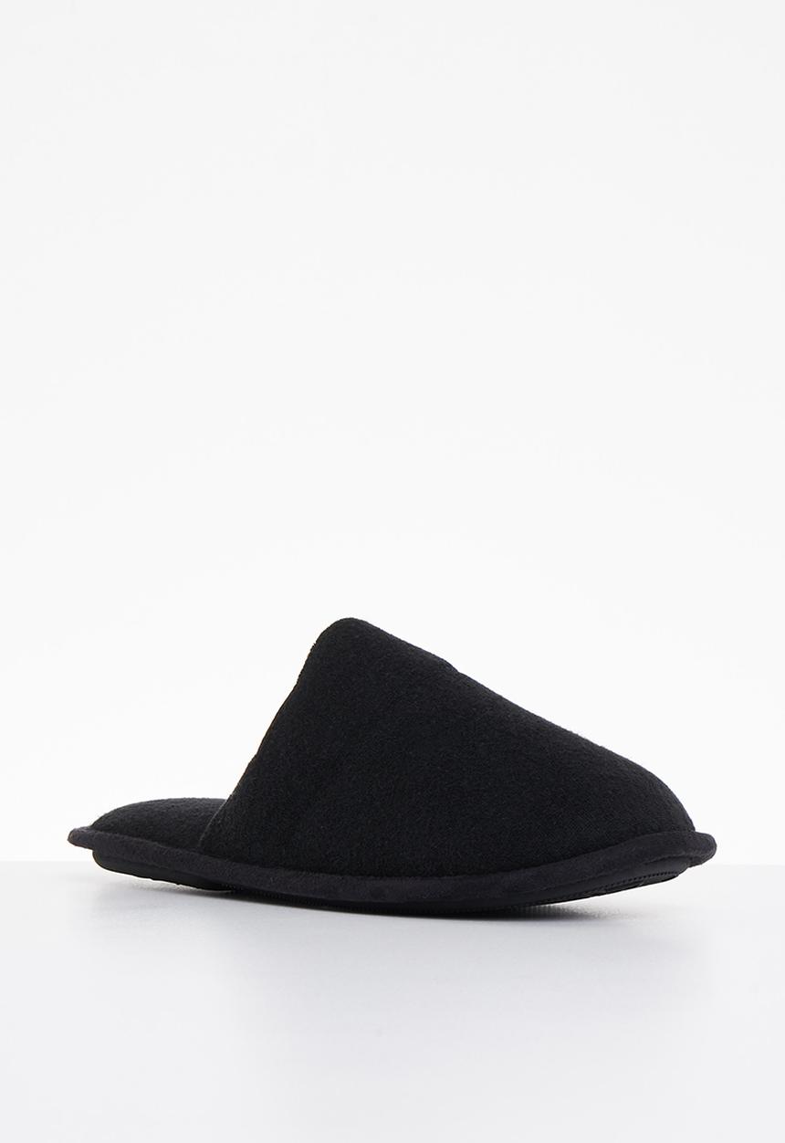 Hush Puppies - Hank corduroy slipper - black