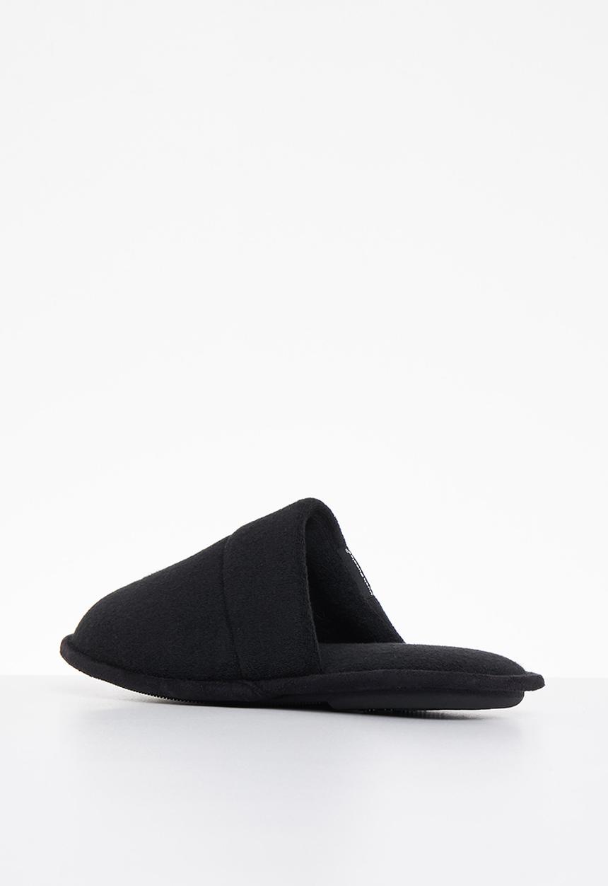Hush Puppies - Hank corduroy slipper - black