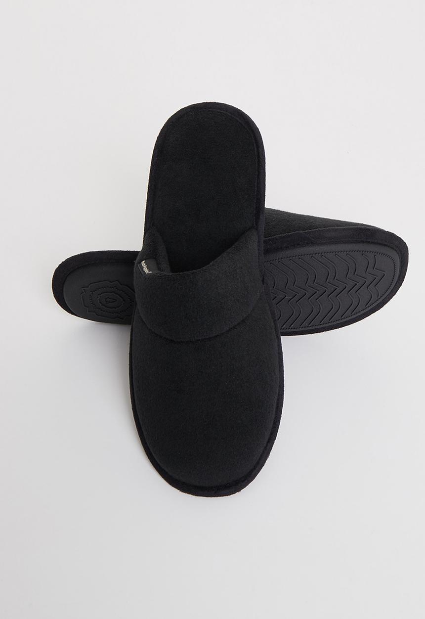 Hush Puppies - Hank corduroy slipper - black