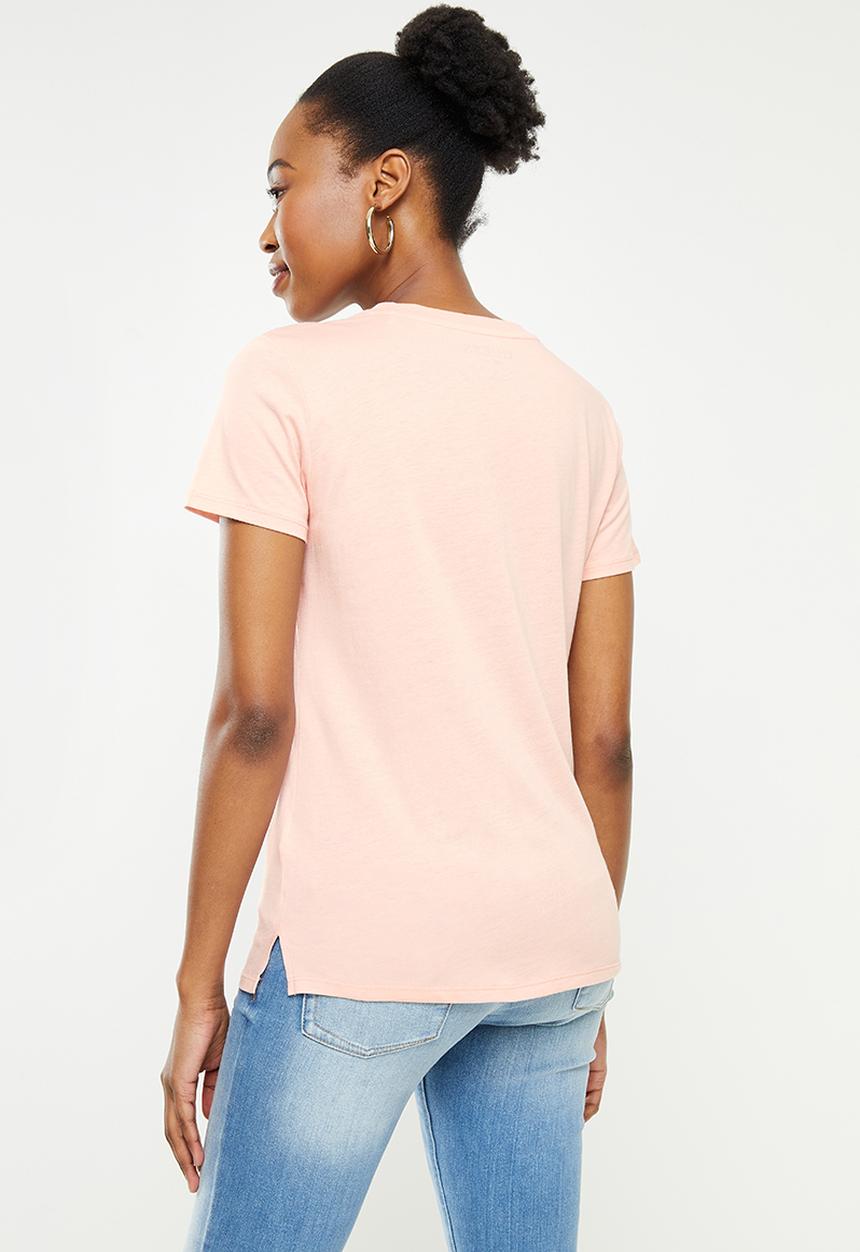 GUESS - Short sleeve cn zumaia tee - pretty in pink