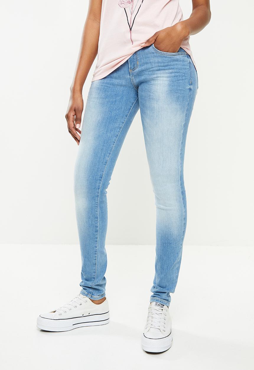 GUESS - Anette mid rise skinny - light blue