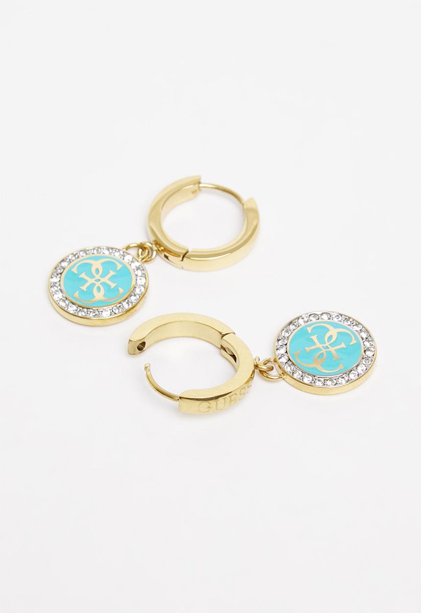 GUESS - Golden hour tur enamel 4g huggies - gold