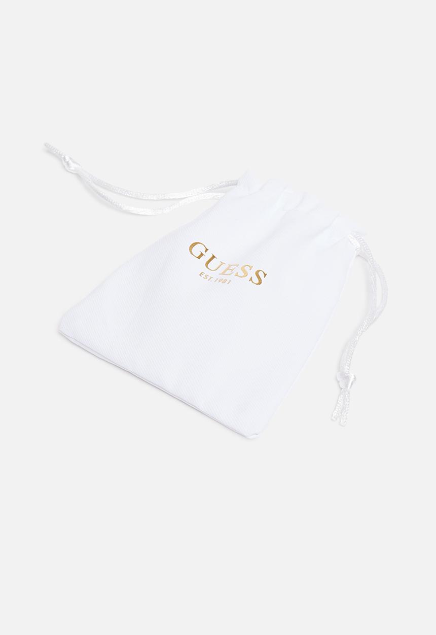 GUESS - Guess explosion triangle studs g charm - gold