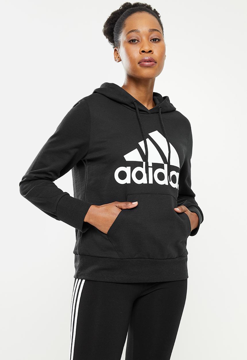 adidas Performance - W bl ft perfomance hoodie - black & white