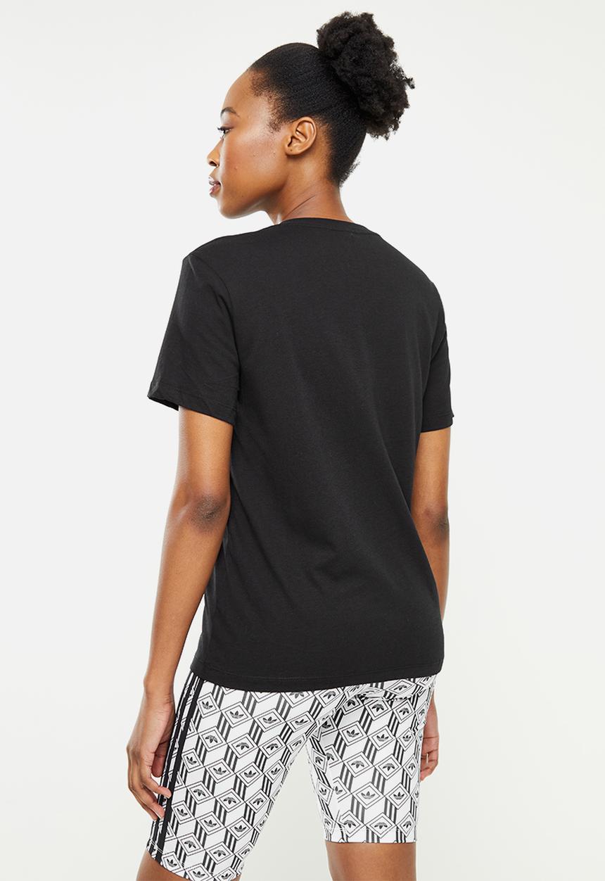 adidas Performance - W aop tee - black & white 