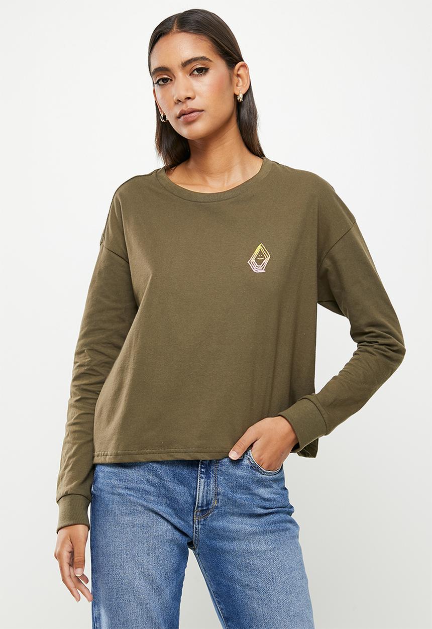 Volcom - The volcom stone long sleeve - green