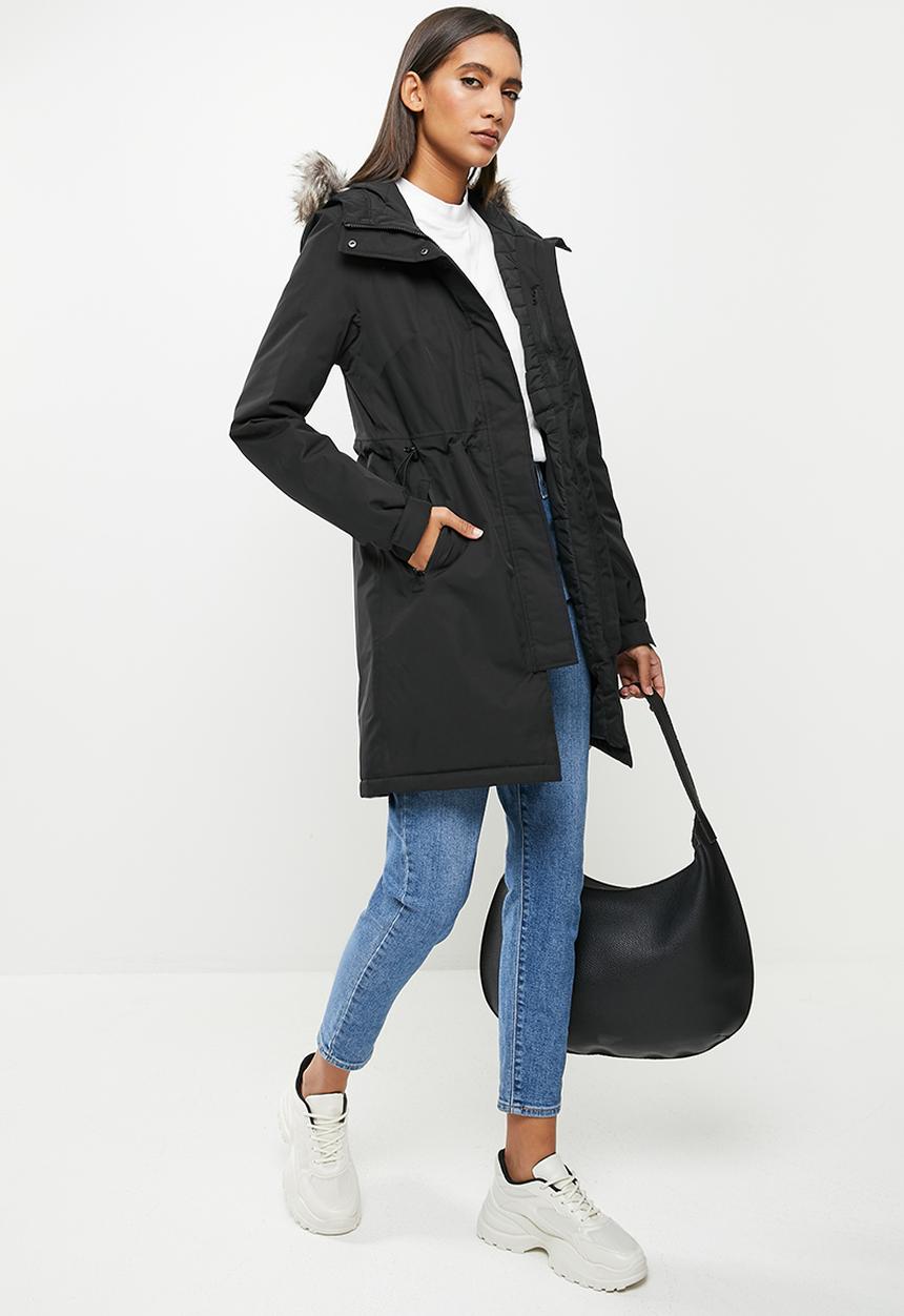 The North Face - W recycled zaneck parka - black