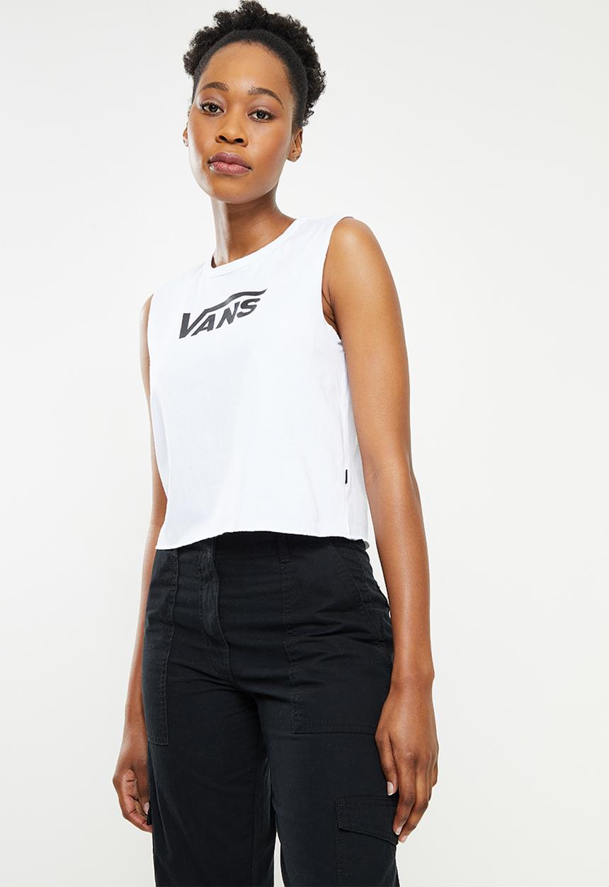 Vans - Flying v classic muscle top - white