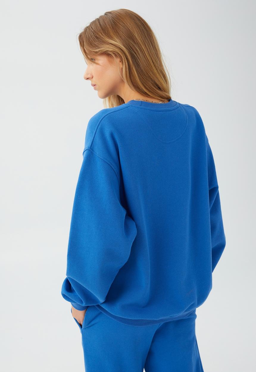 Cotton On - Classic crew sweatshirt - cobalt blue
