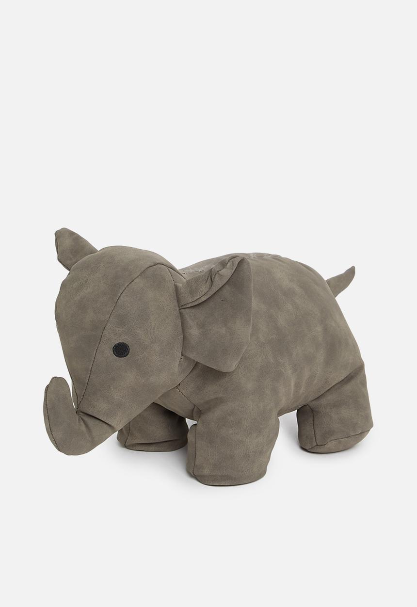 H&S - Elephant doorstop - grey 