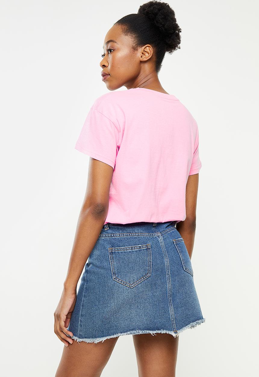 Billabong  - Whiskey skies short sleeve tee - pink lavender