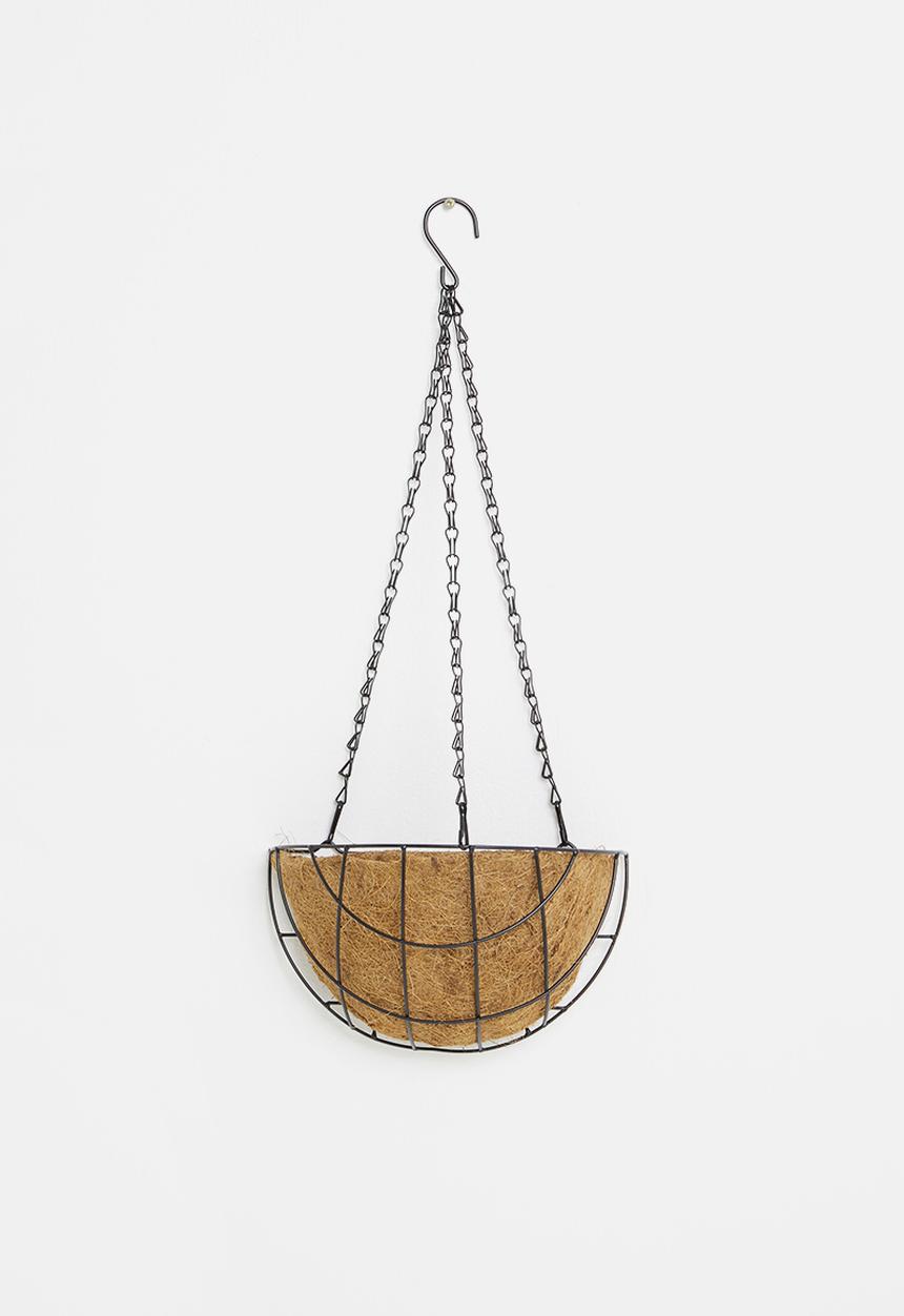 H&S - Hanging Planter - black & brown