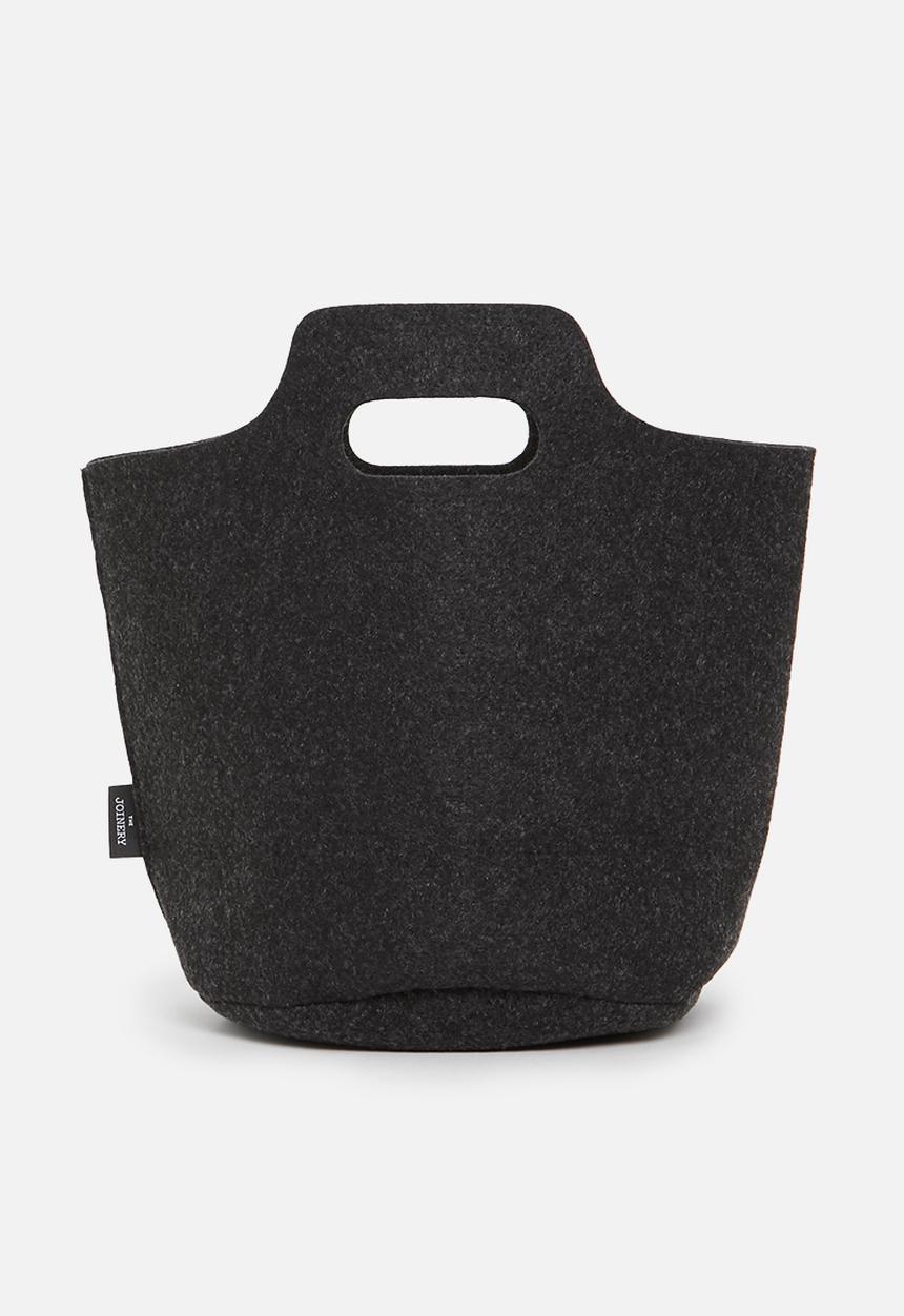 The Joinery - Planter storage basket - charcoal felt