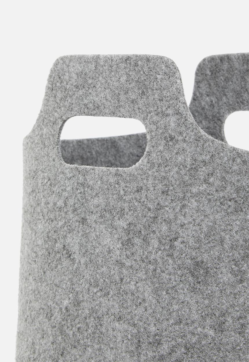 The Joinery - Planter storage basket - grey felt