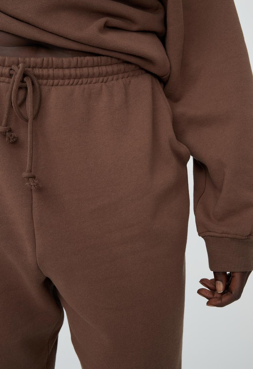Cotton On - Curve classic trackpant - brown