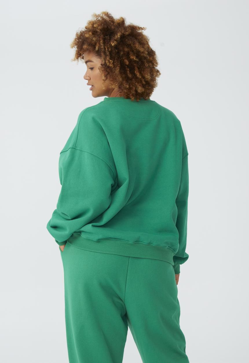 Cotton On - Curve classic crew sweatshirt - vintage green