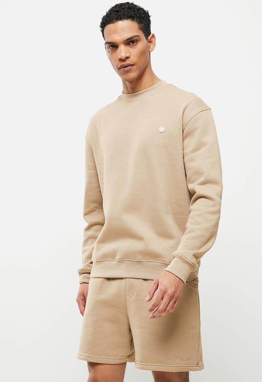Jonathan D - Isaac Drop Shoulder Lux Sweatshirt  - Oatmeal