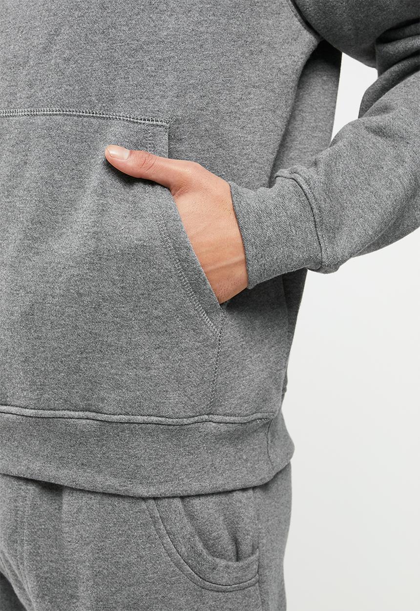 Jonathan D - Drake Oversized BF  hoodie box fit - navy - grey melange