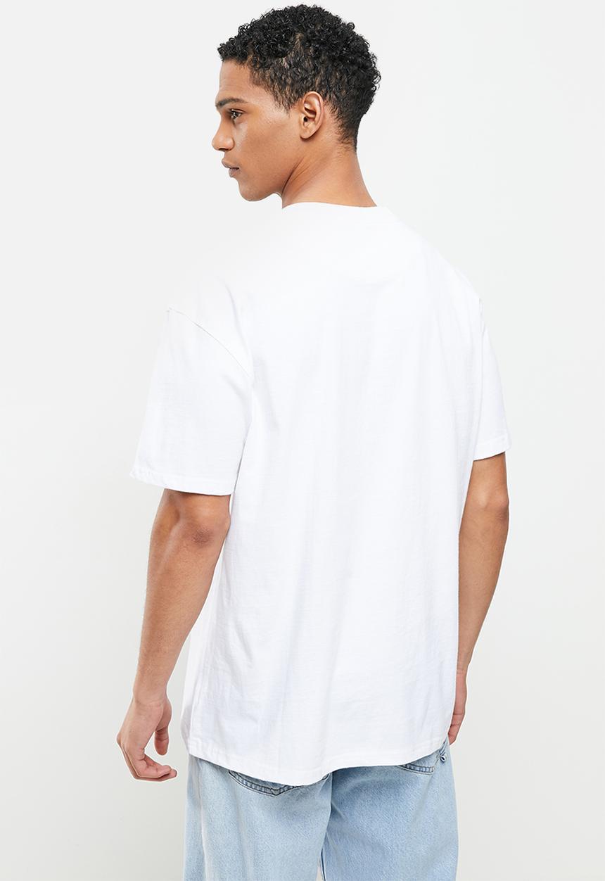 Jonathan D - Branded crew neck T-shirt - white
