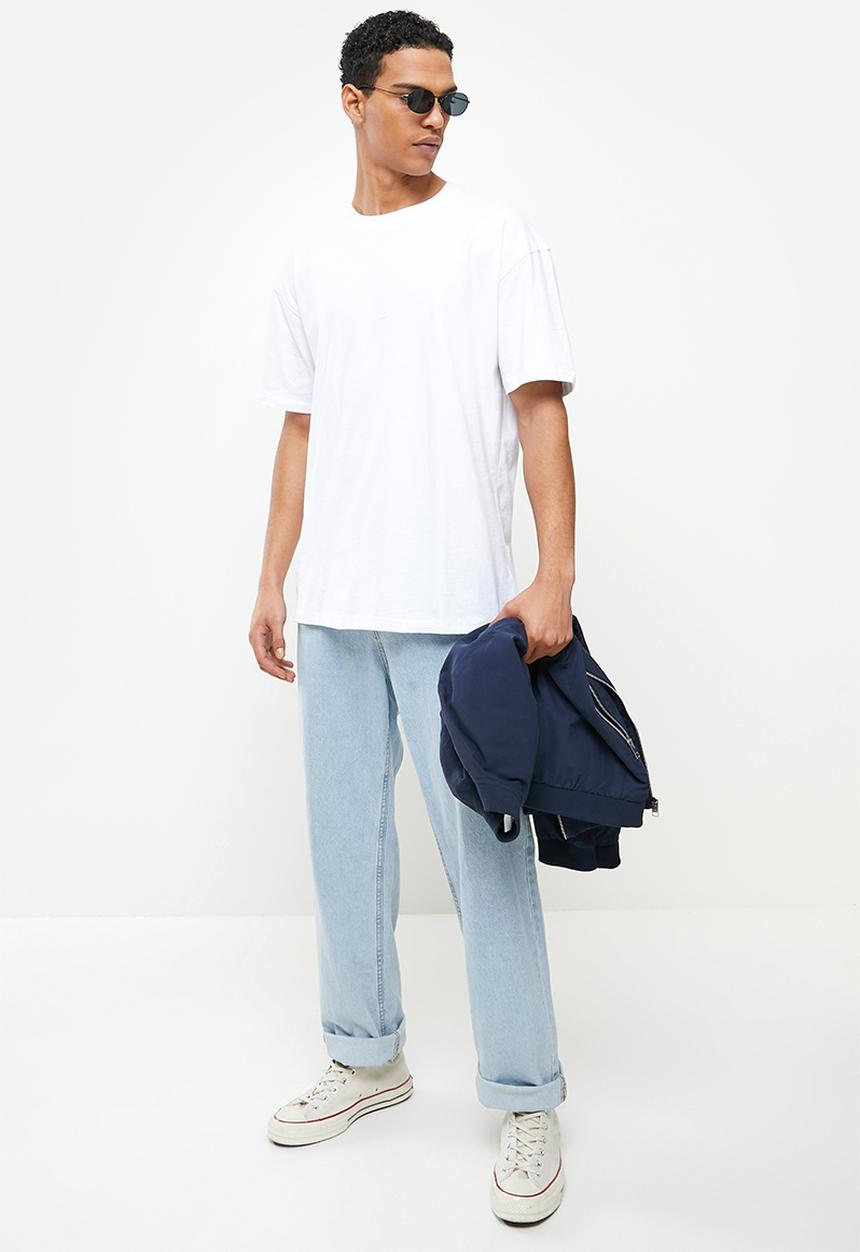 Jonathan D - Branded crew neck T-shirt - white